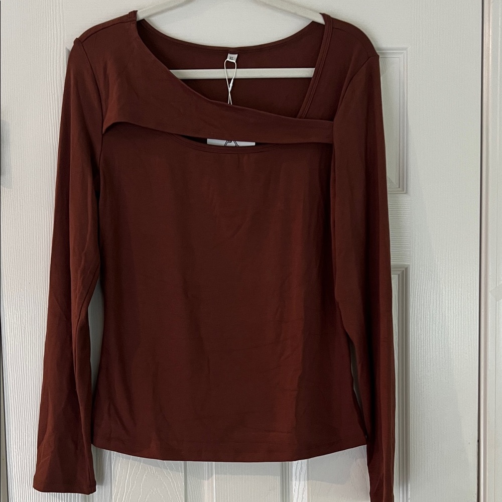 Chic Brown Women's Blouse